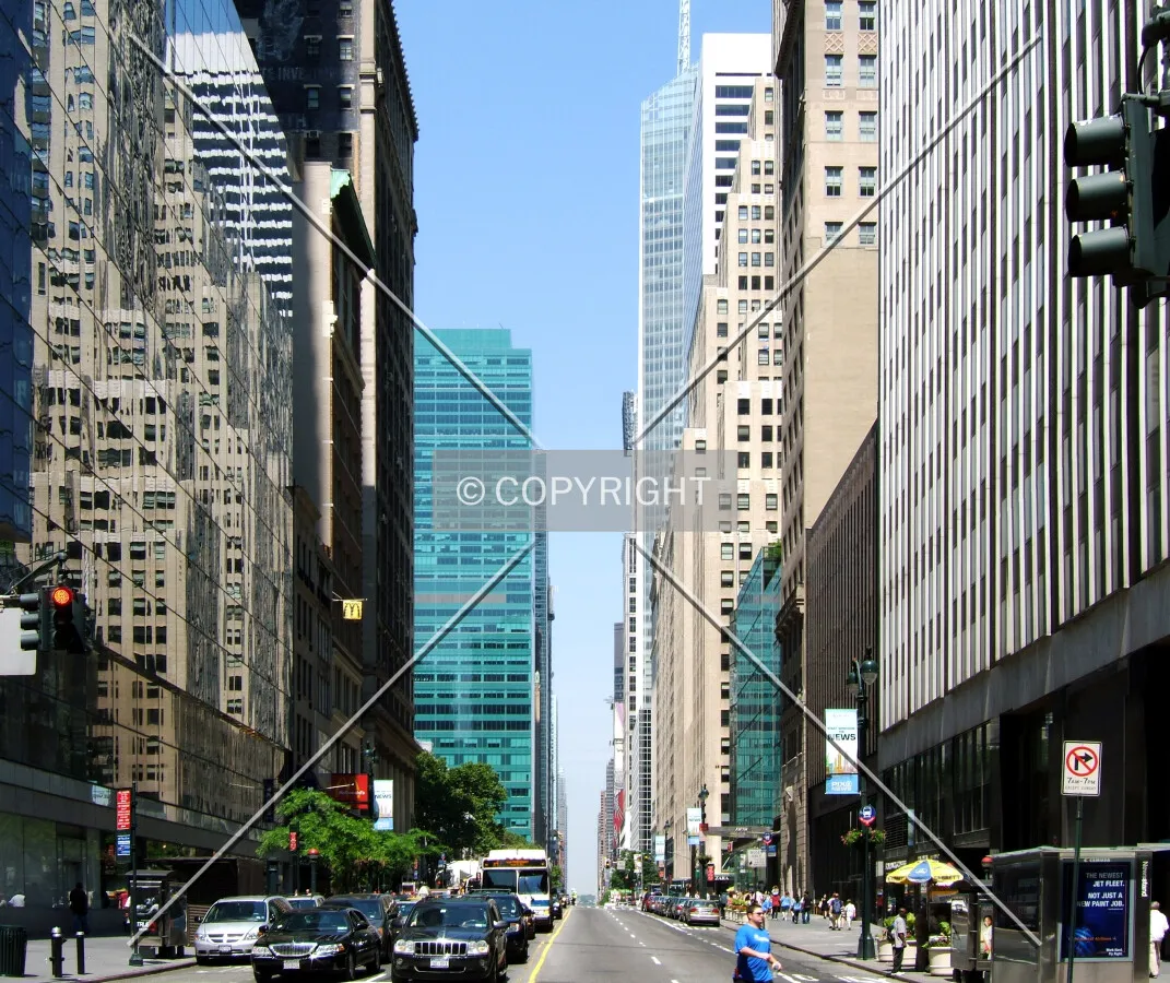 View from the southeast at Madison Avenue