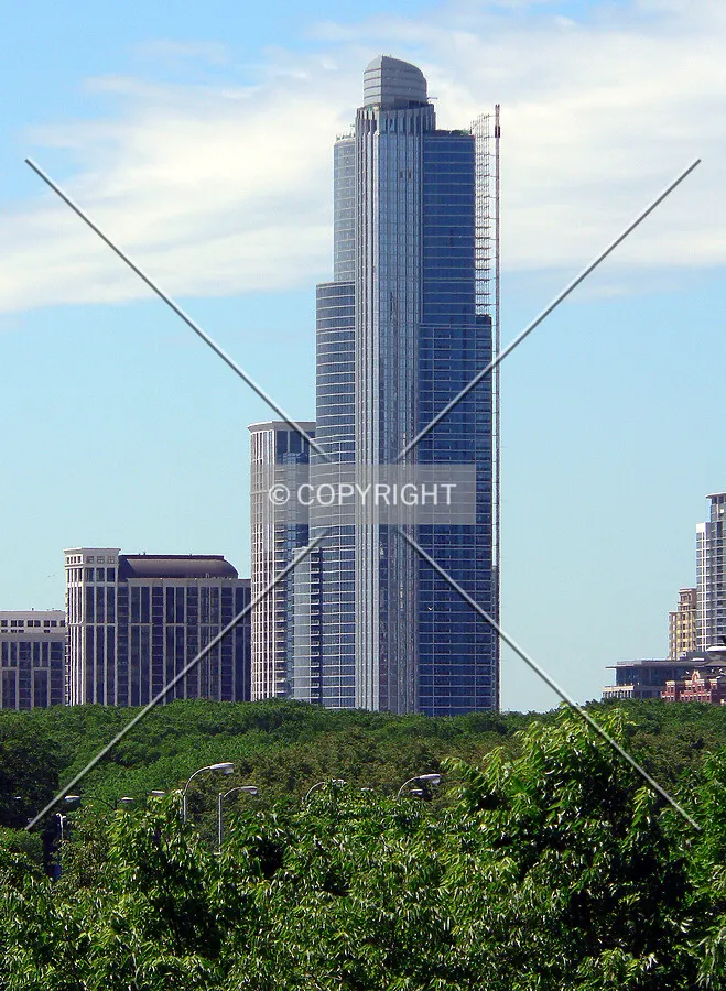 View to the southwest from Randolph Street