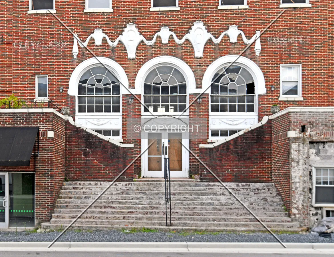 View from the northeast