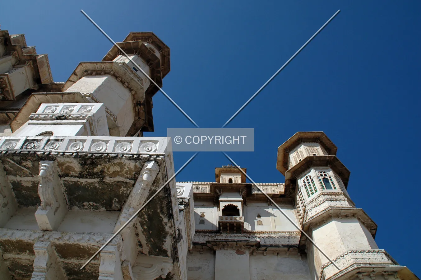 Looking up the east side