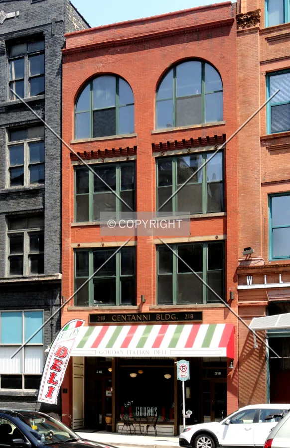 From the west across North Water Street
