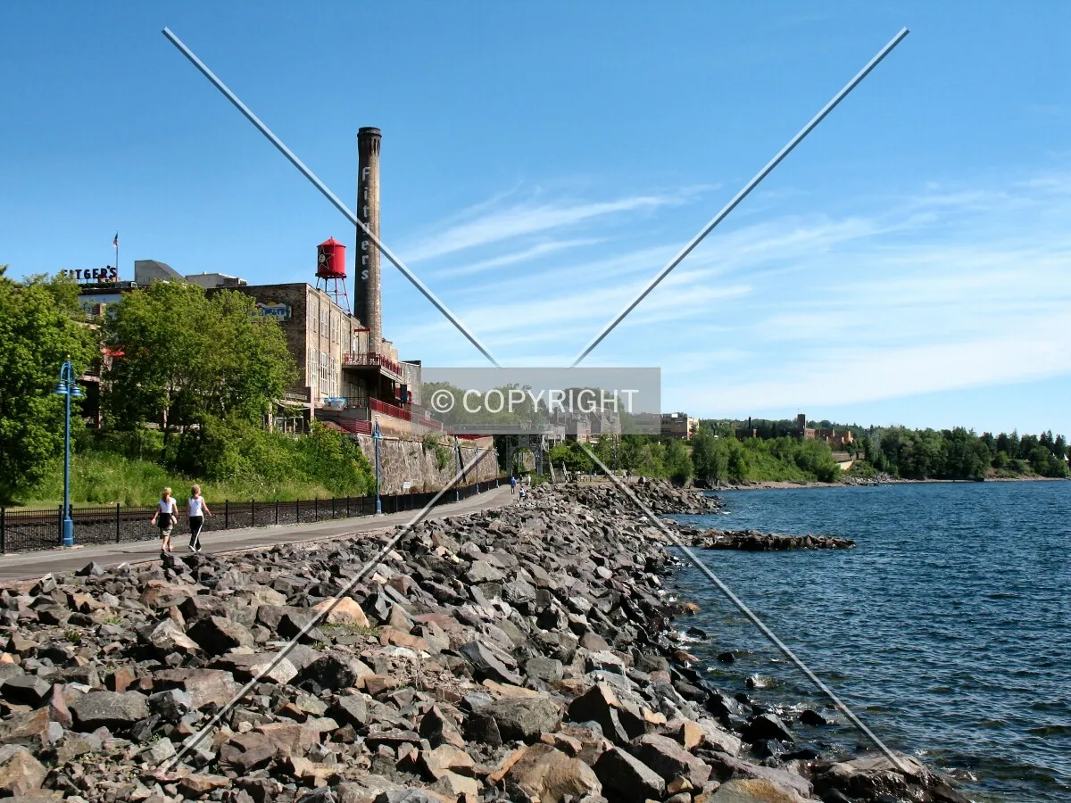 View to the northeast along the Lake Superior Shore