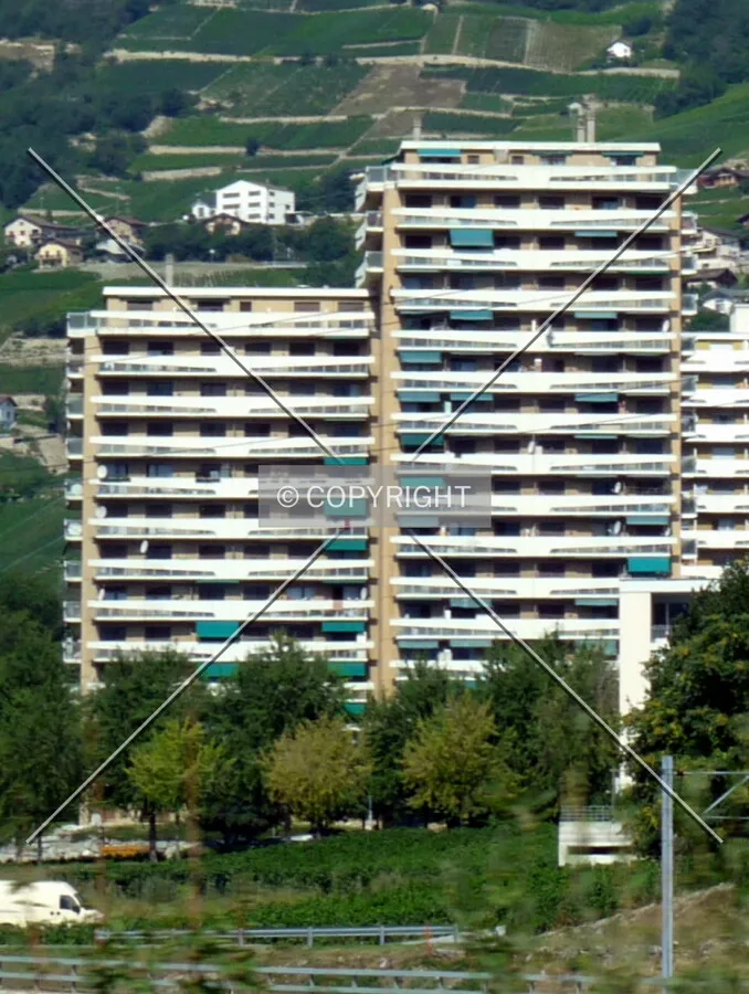 View from the east
