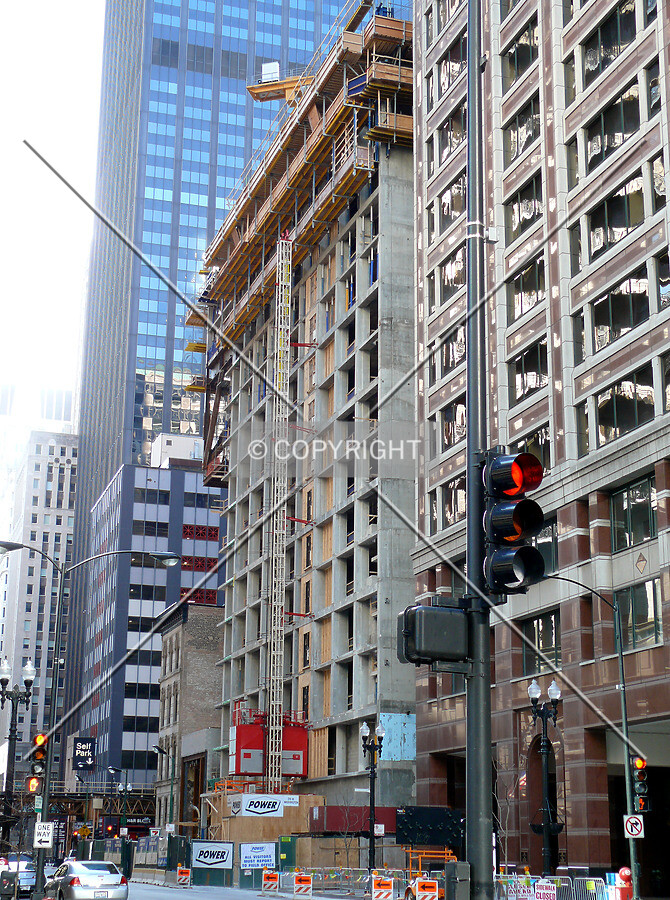 View to the southeast from Franklin Street
