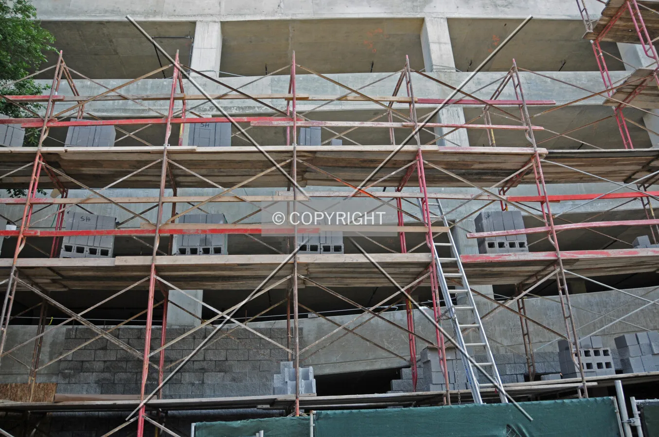 Lower floors along Superior Street