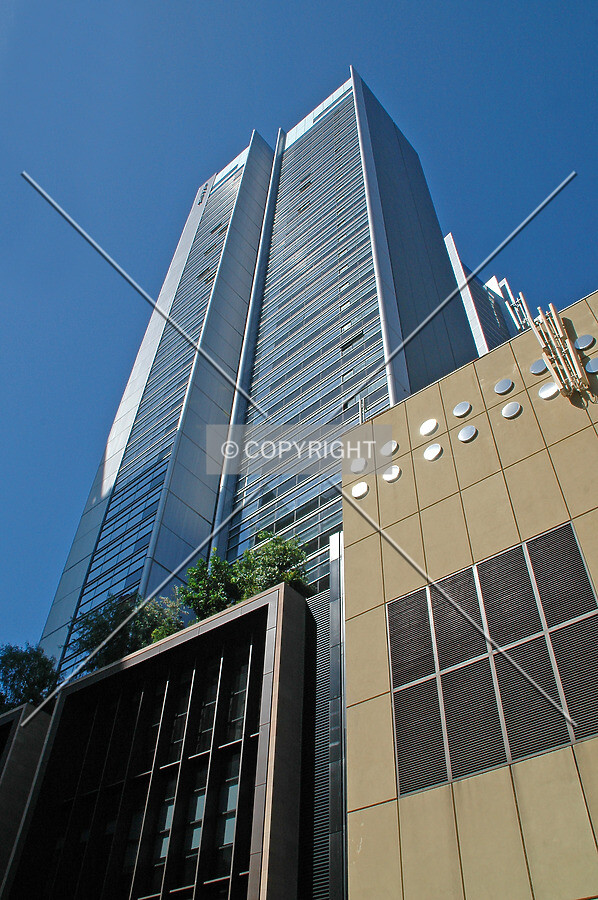 Looking up from Kent Street