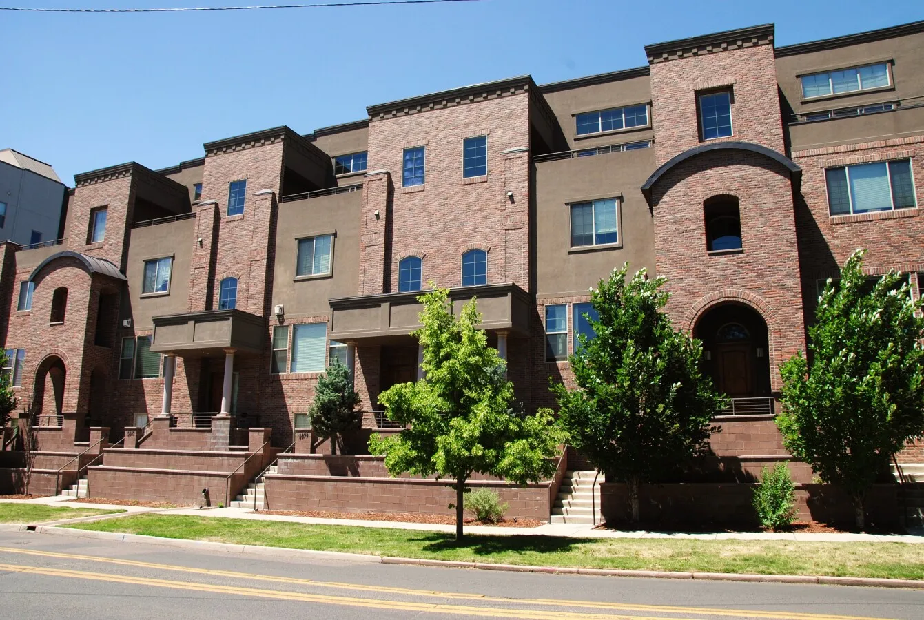 View from the southeast