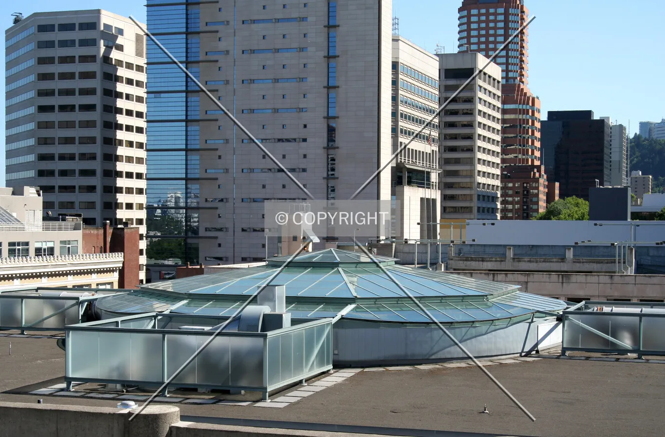 View of the roof