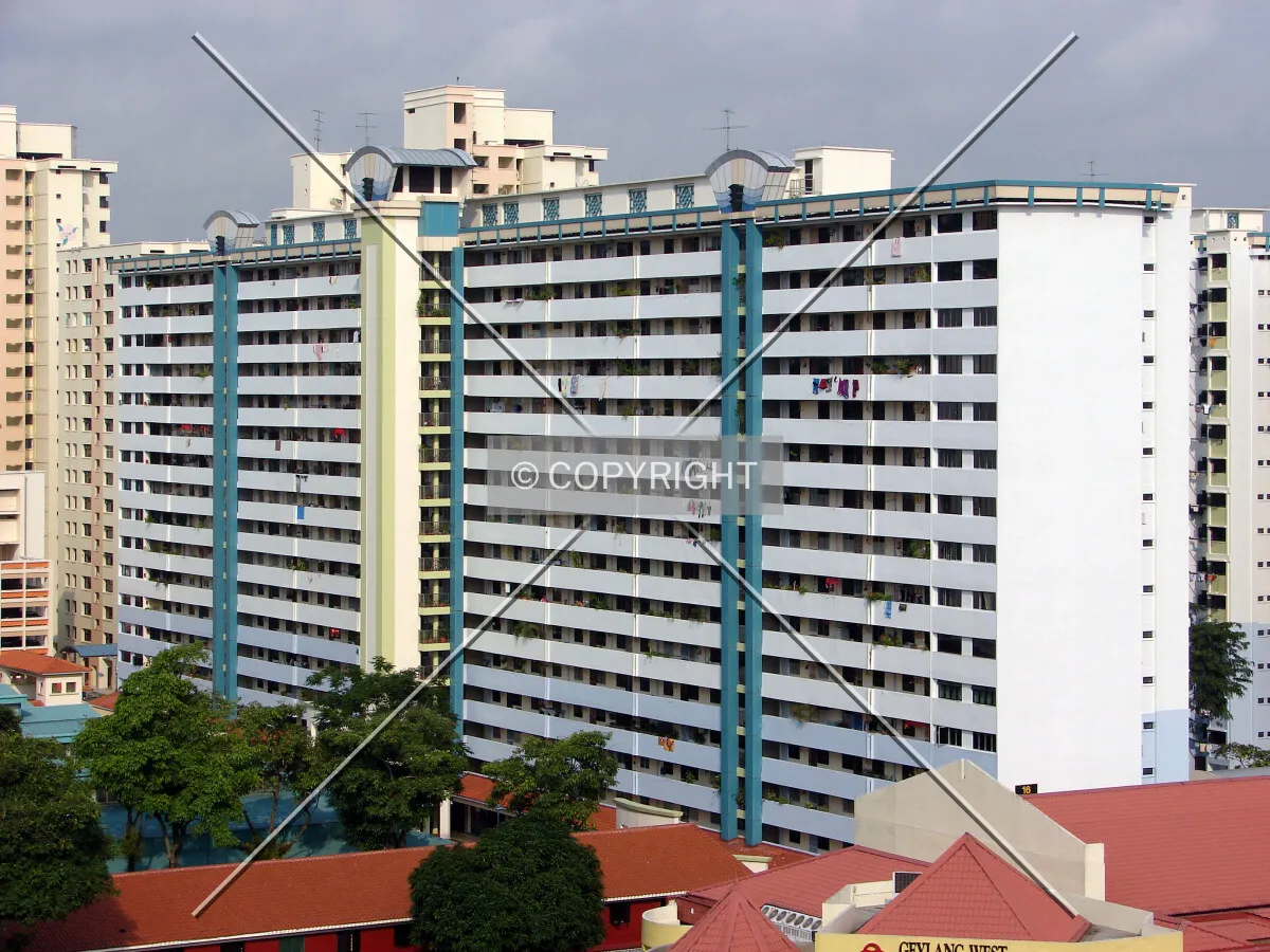 View from the southeast