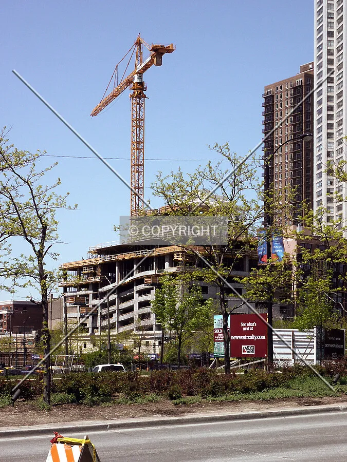 Looking northwest from Indiana Avenue