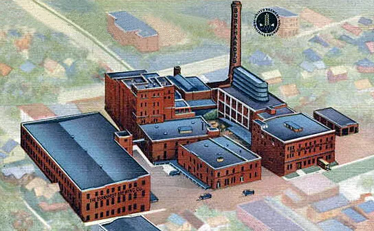 Vintage view from the northwest