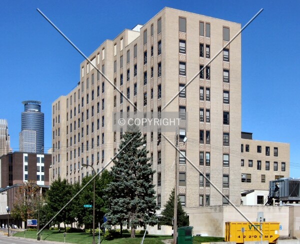 View to the northwest from 8th Street/11th Avenue South