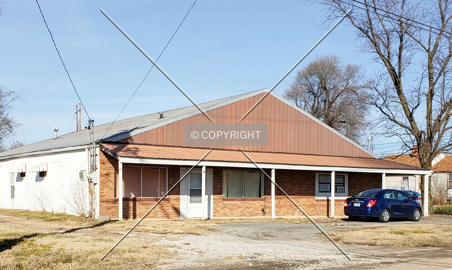View from the southwest; December 24, 2018