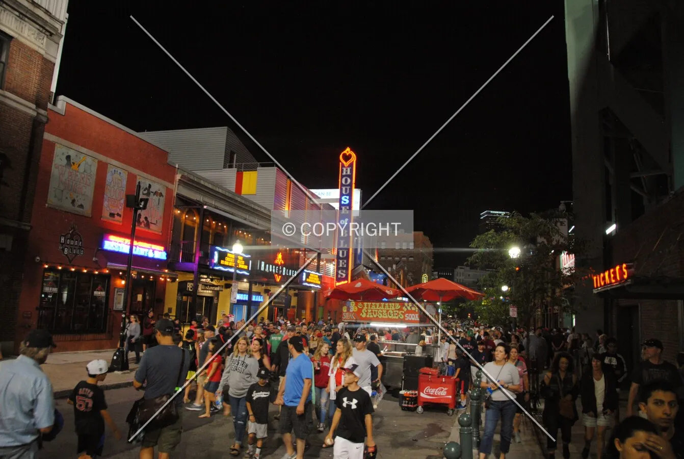 Landsdowne Street after a Red Sox game