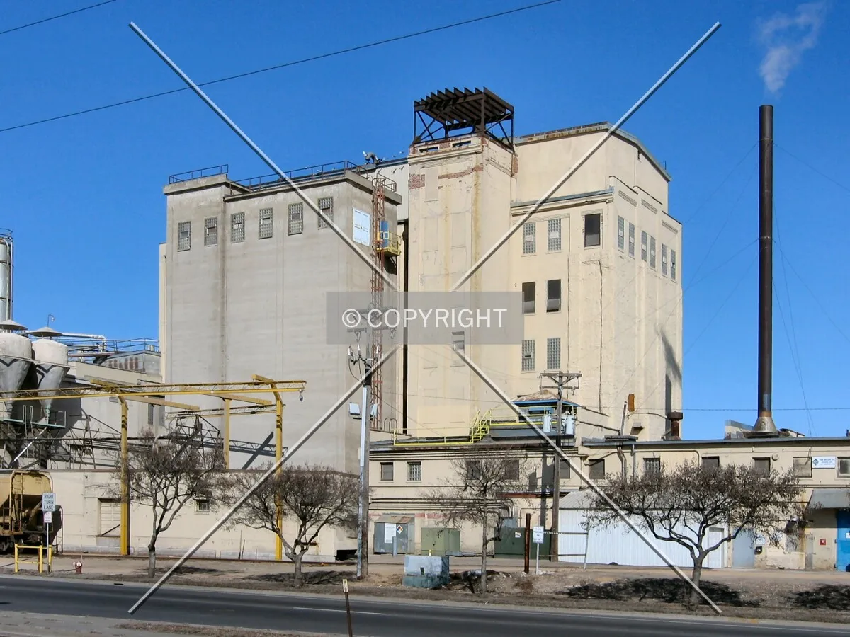 View to the northeast across Hiawatha Avenue