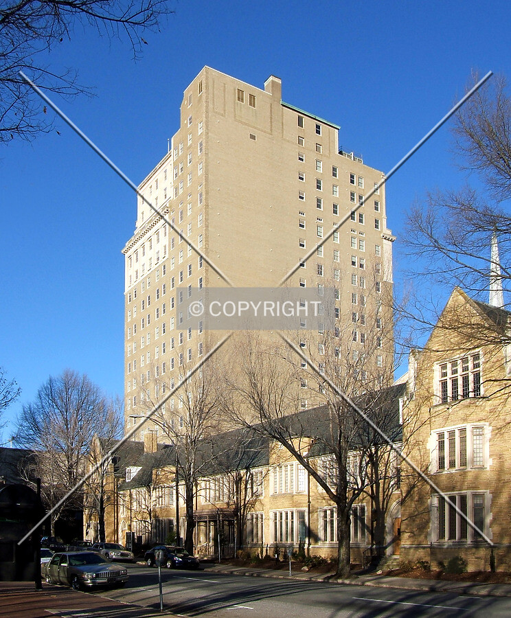 View from the southwest on Marshall Street