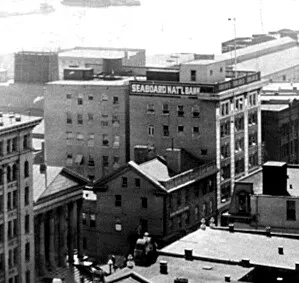 View from the east