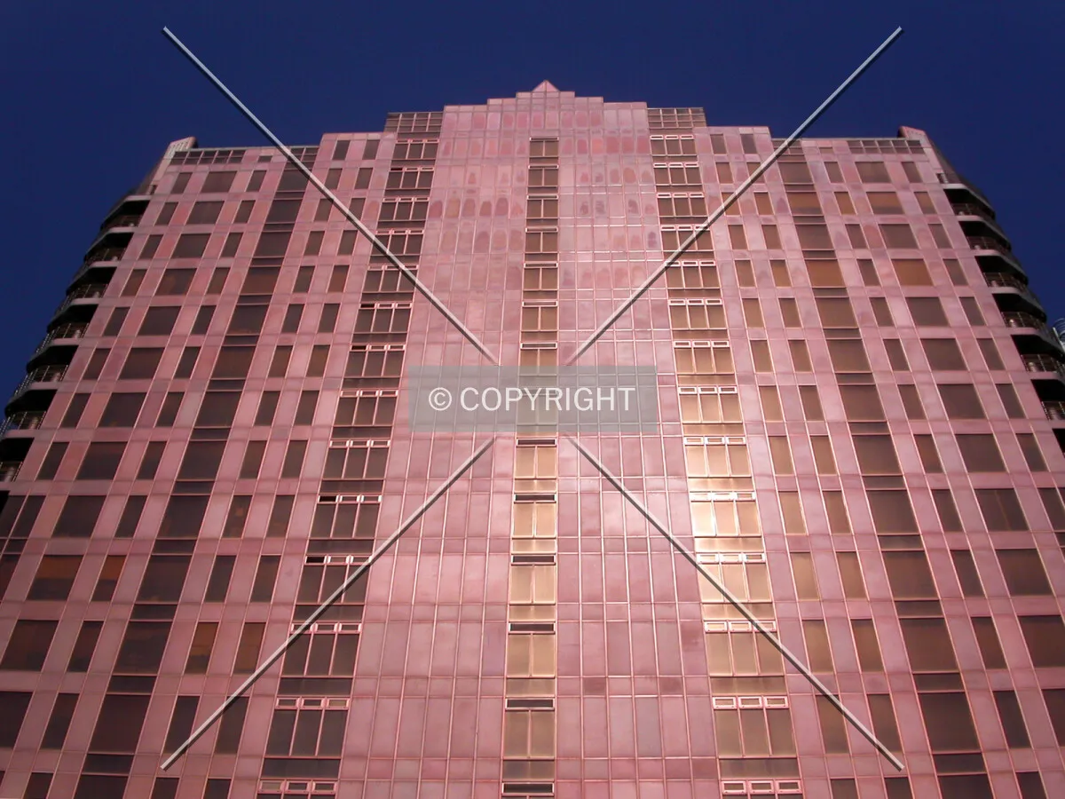 Top floors of the building