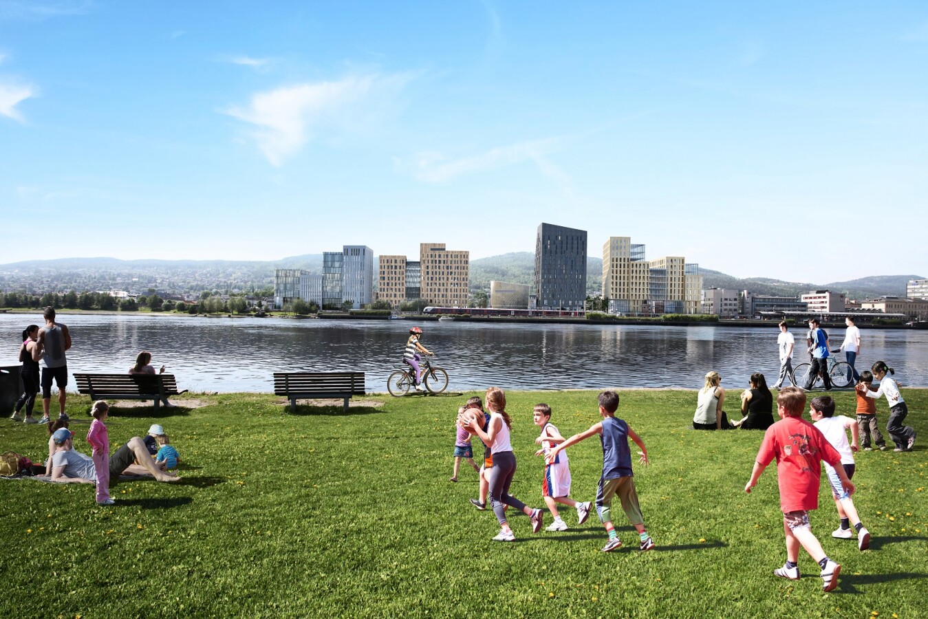 Rendering from the north