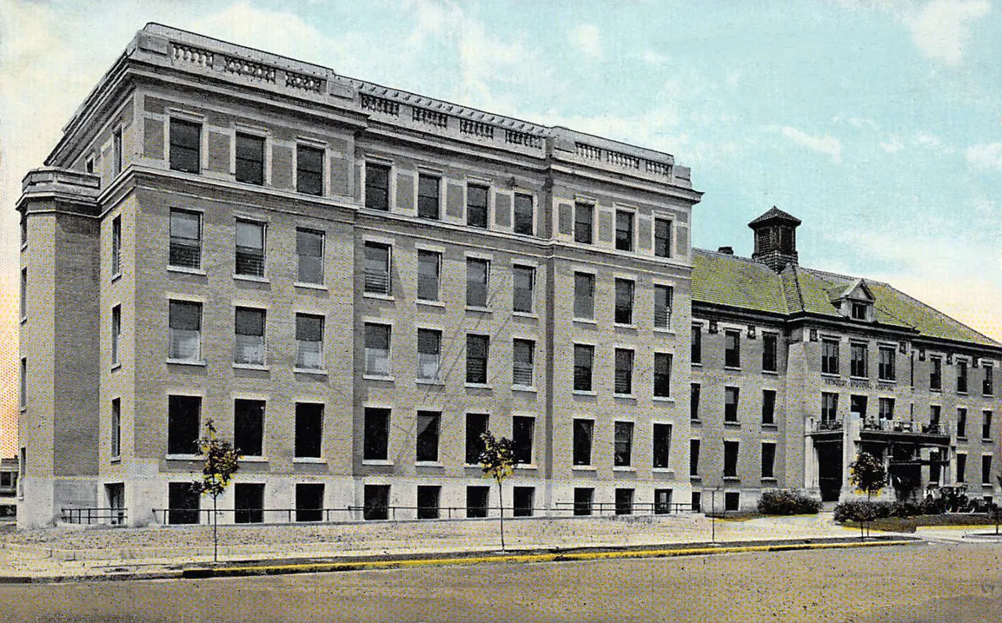 Vintage view from the southeast