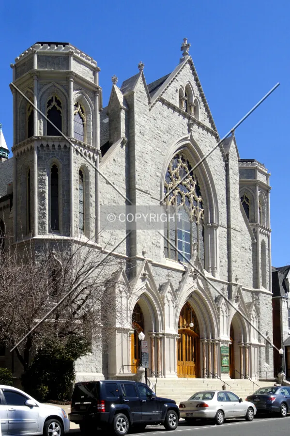 From across Chestnut Street to the southwest