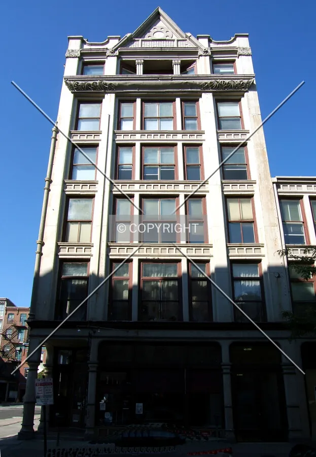 View from the southeast on 2nd Street