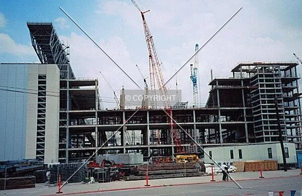 Reliant Stadium construction, view from the North