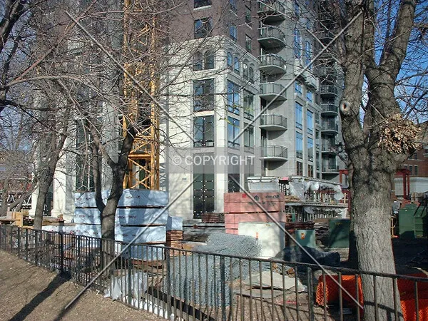 Southwest corner and construction materials