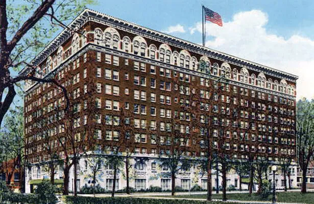 Vintage view from the southeast