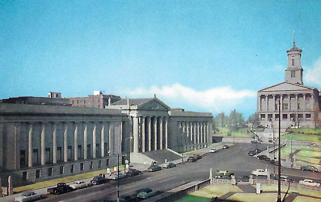 Vintage view from the southeast