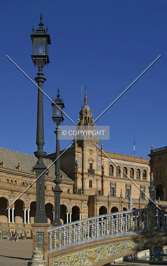 View from the central square