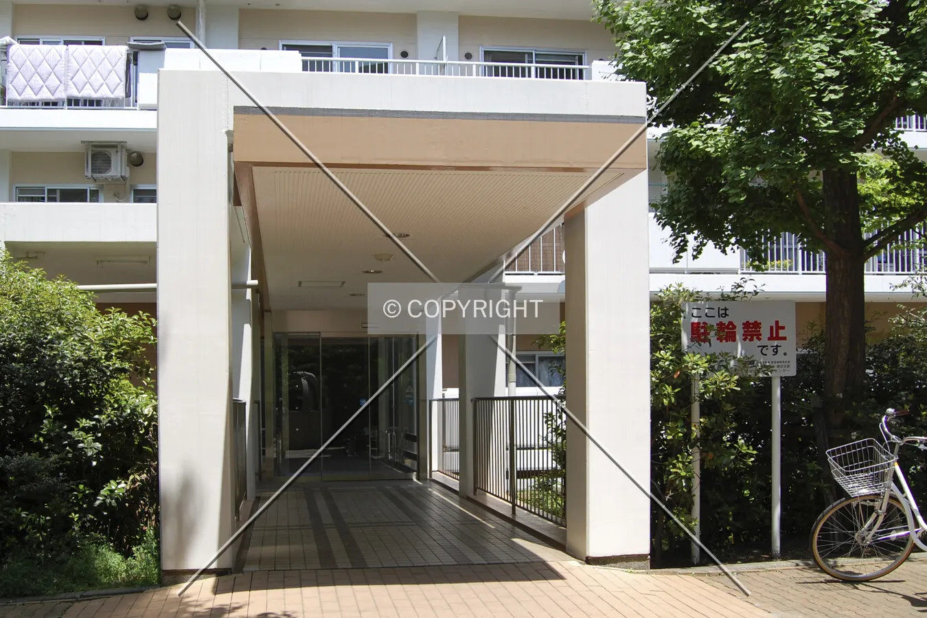 The front entrance