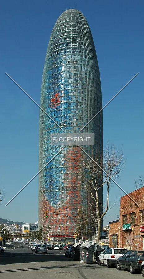 Southwest side from Carrer de Badajoz