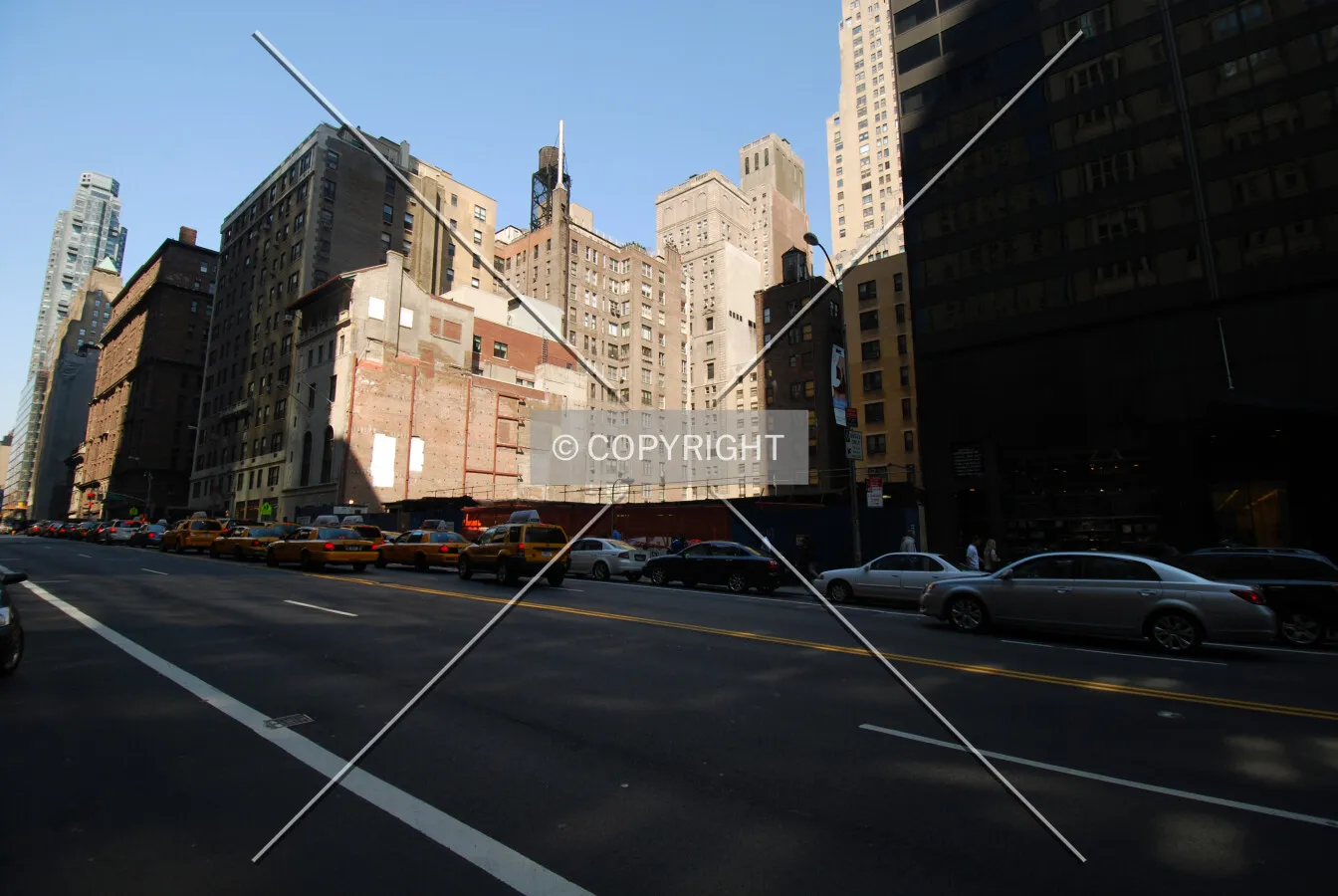 Viewed from the south along West 57th Street
