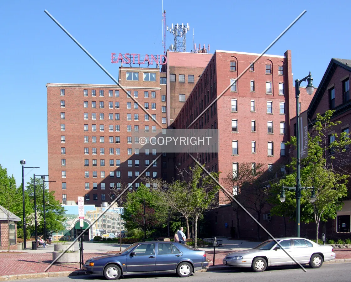 Looking west from Congress Street