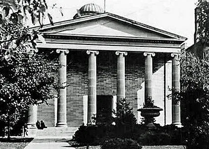 Vintage view from the southwest