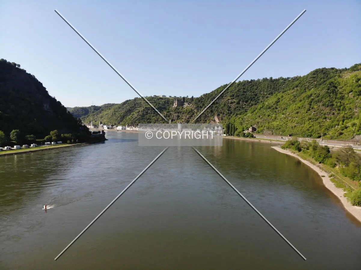 Above the rhine river
