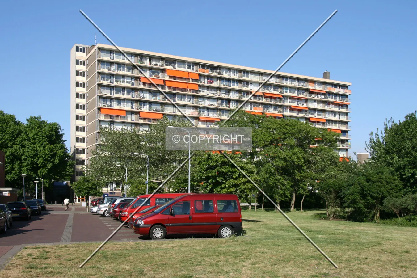 View from the west