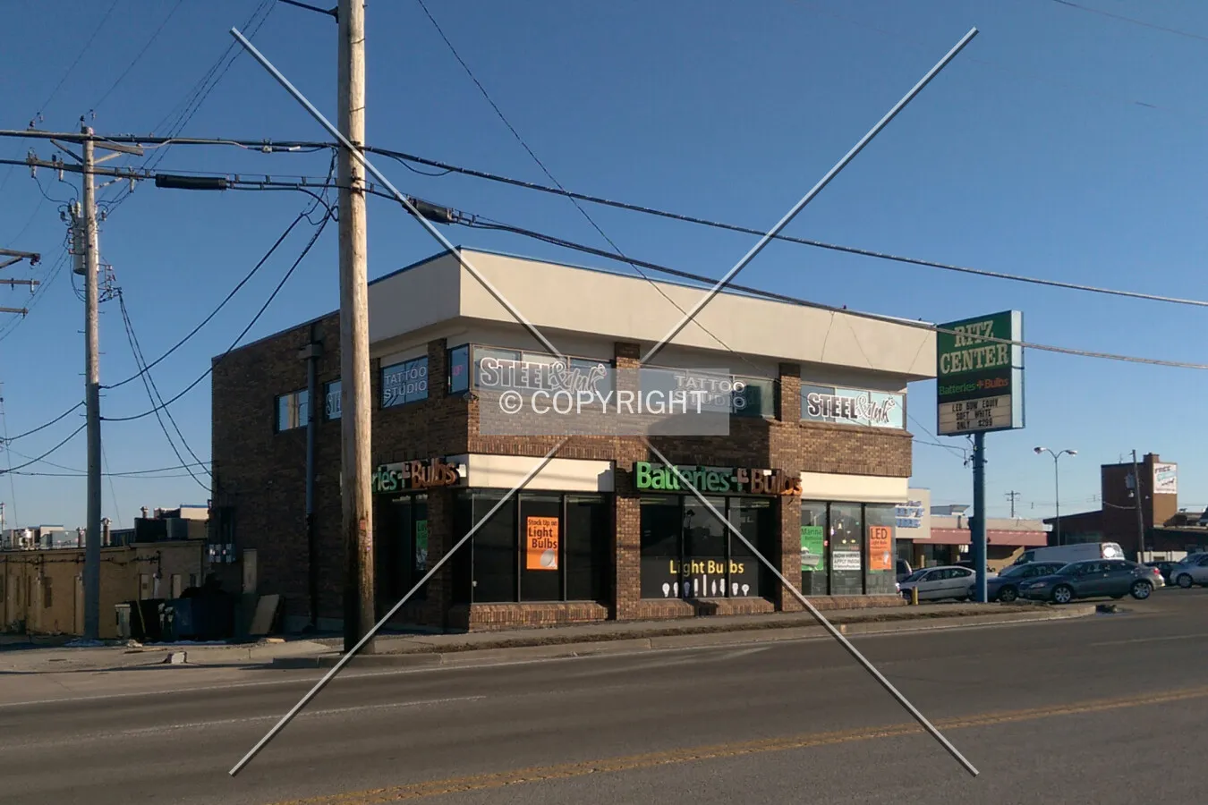 View from the northwest; March 7, 2015