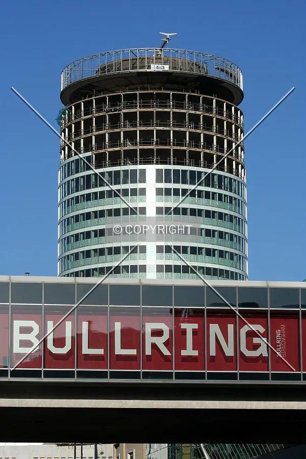 Looking up at the facade progress