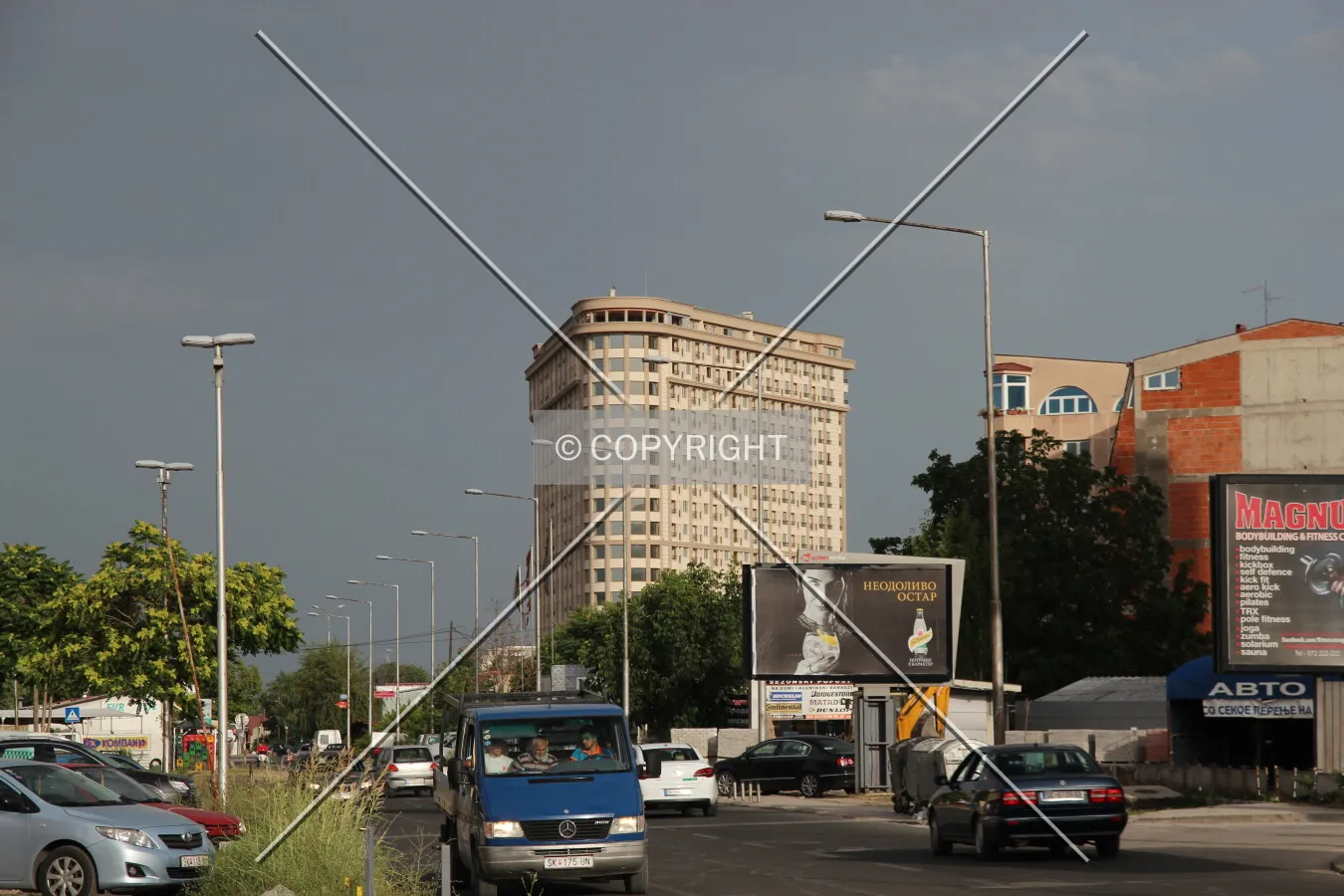 View from Boulevard Makedonija
