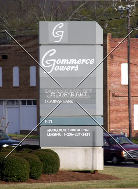 Main signage at the corner of Noble and 8th Streets