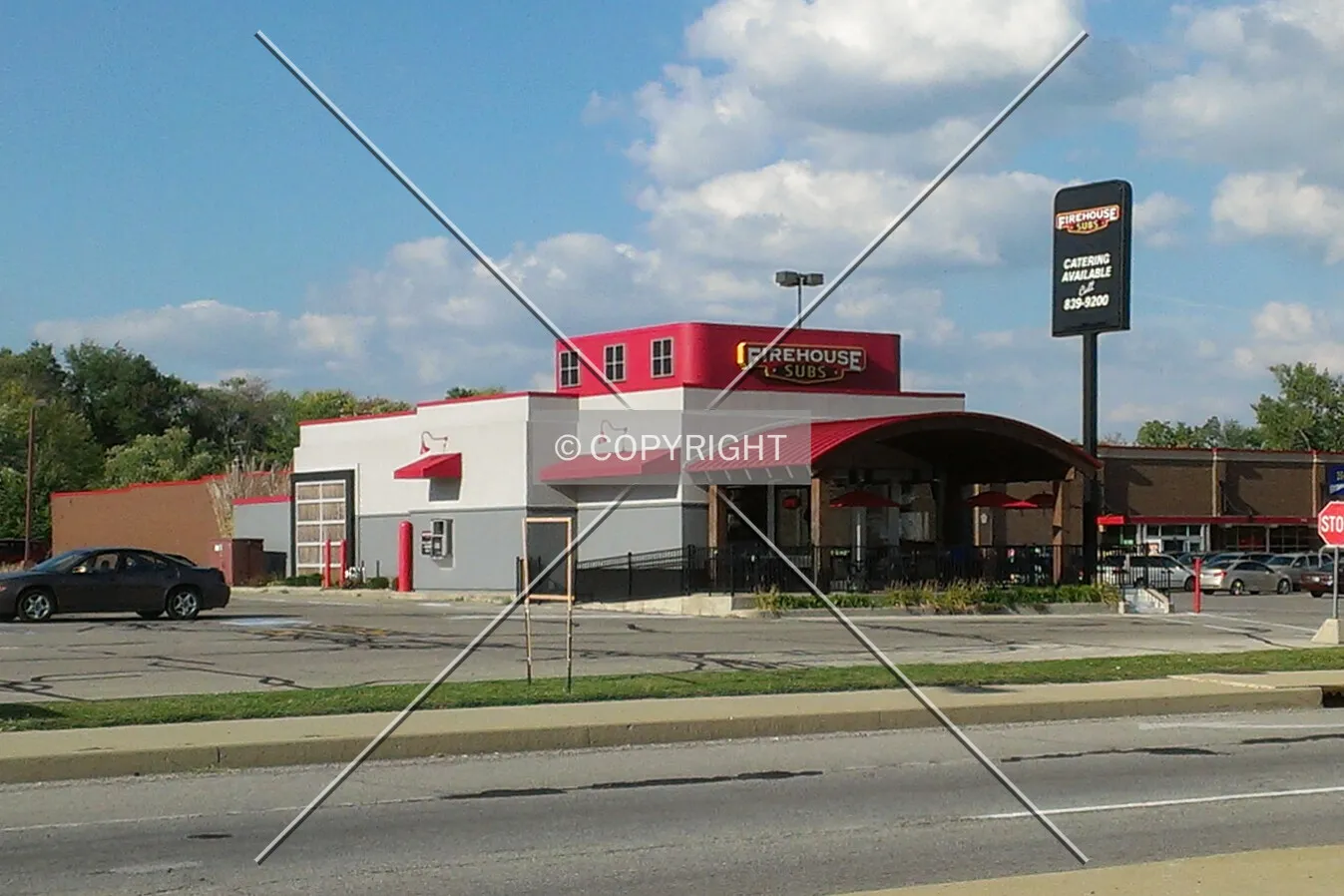 View from the southwest; September 28, 2014