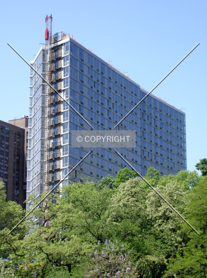 Viewed across Morningside Park