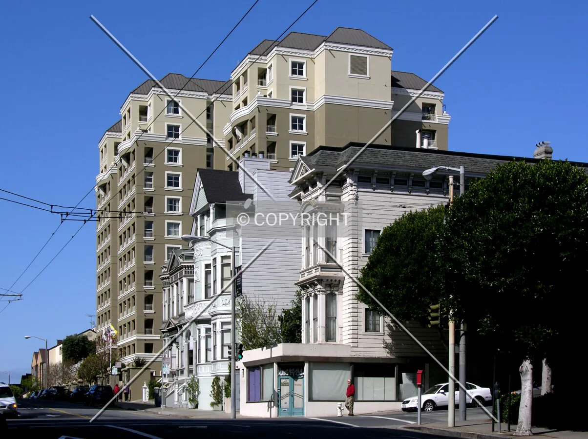 From Post Street to the east