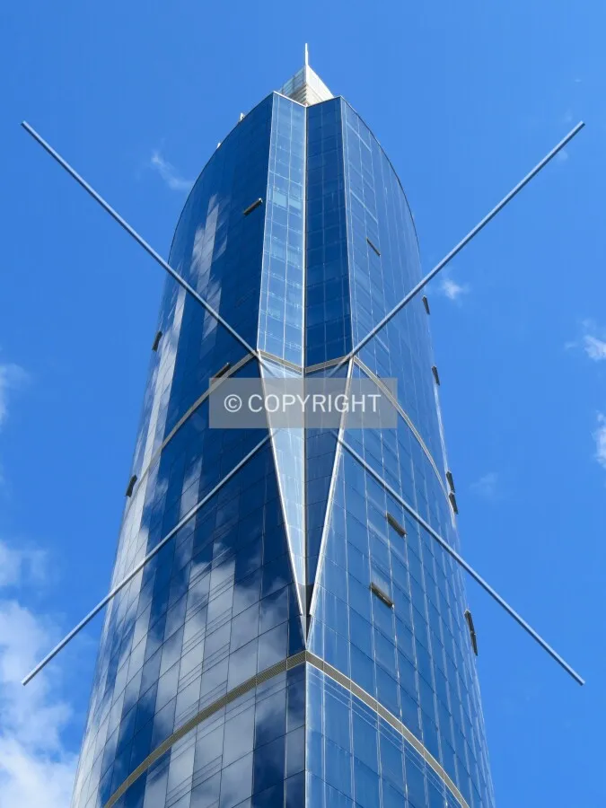 Looking up from Burrard Street
