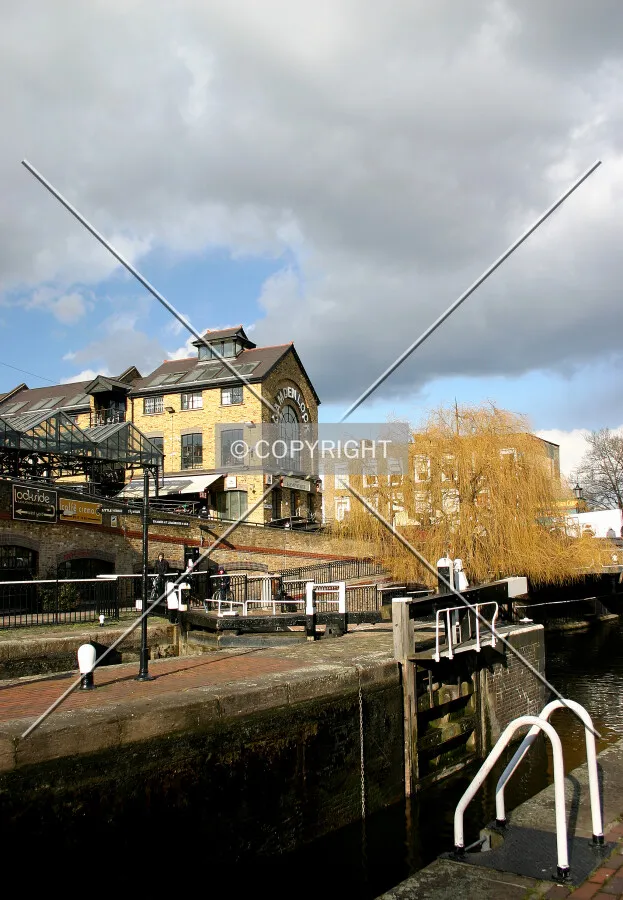 View over Camden Lock