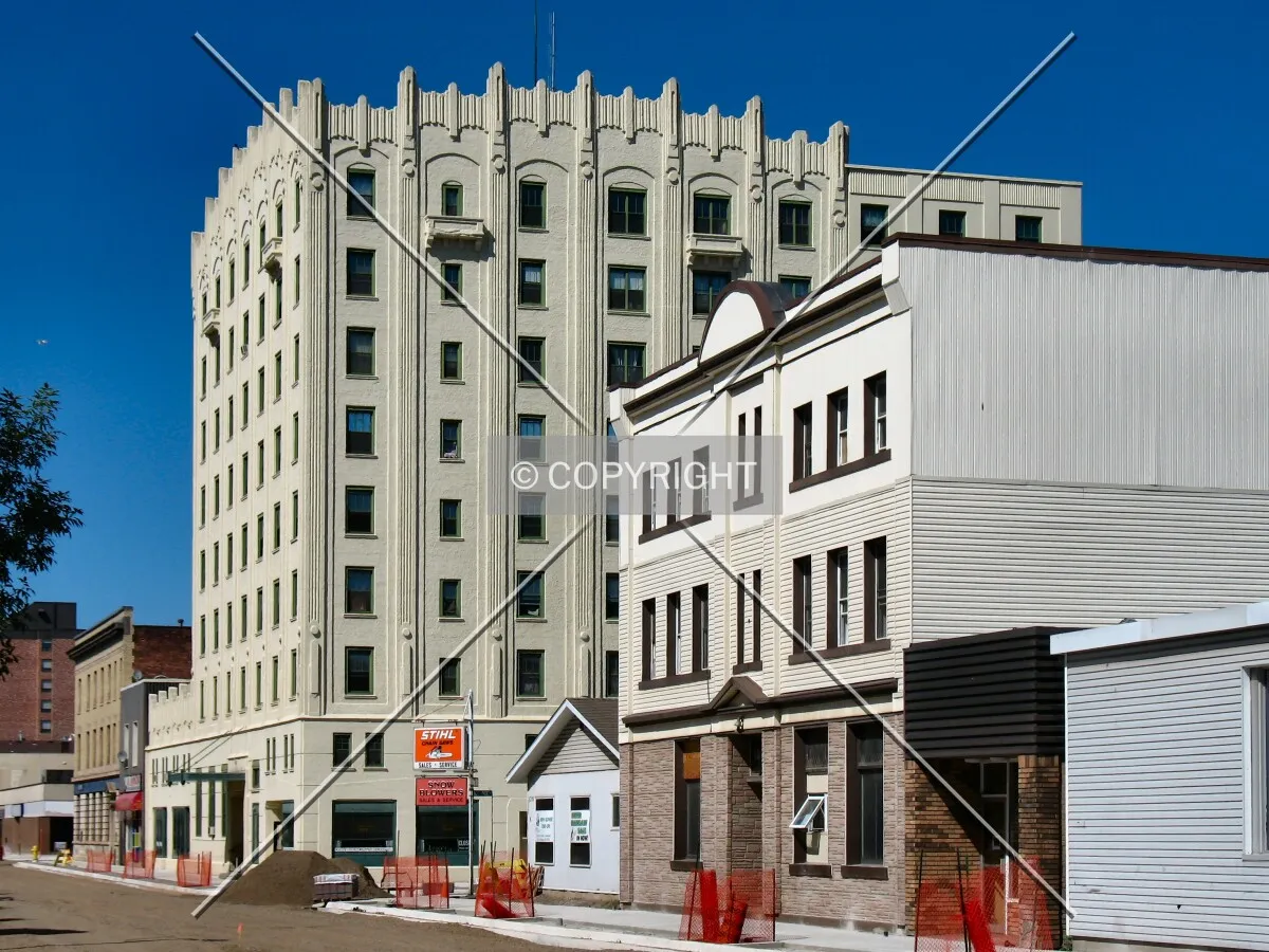View to the north along May Street
