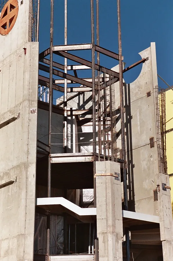 Concrete and steel