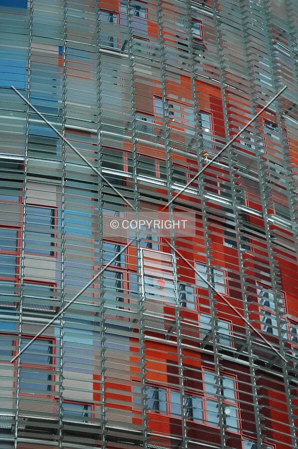 General view of the facade systems